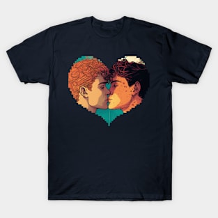 Gay Boys Kiss T-Shirt